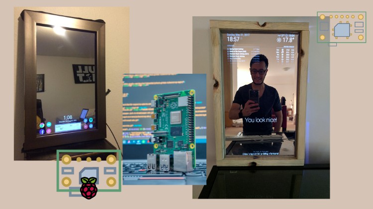 How to make a Smart Mirror that works as a News,Weather,time and Date feed using Raspberry Pi in this Step By Step guide