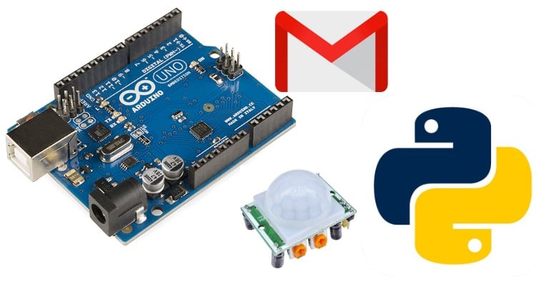 Dive into the intricate world of Arduino interfaced with Python. Build a motion detector that sends email Alerts.