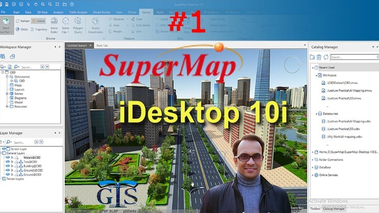 SuperMap iDesktop 10i Level 1: SuperMap for Smart GIS Work