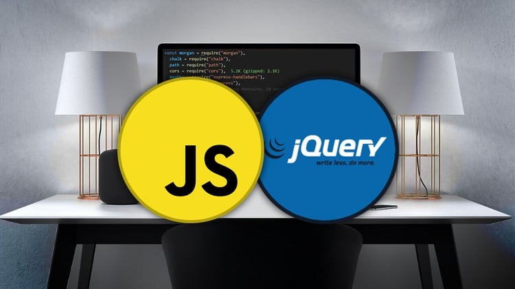 Controla JavaScript y jQuery desde cero, con este curso completo. Crea maravillosos proyectos web siguiendo este curso.