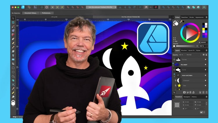 Affinity Designer Desktop V2 - From Beginner to Pro Level