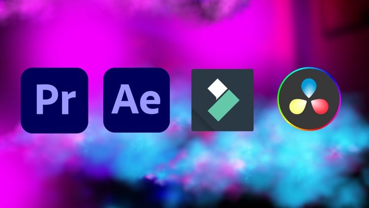 Learn Video Editing With Adobe Premire Pro, After Effect, Filmora, Davinci Resolve