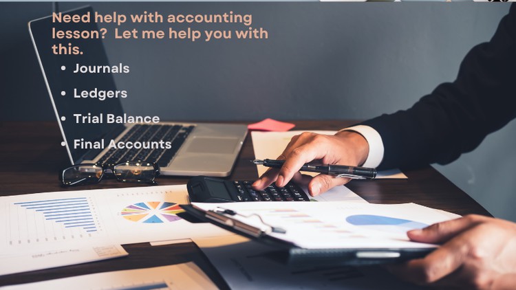 Accounting rules, journal, ledger, trial balance, final accounts.