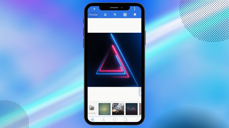 Learn to Design 3D Text with your SmartPhone just like Photoshop - SmartPhone Graphic Design - Freelance with this Skill