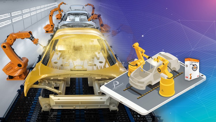 Build application based robot work cells