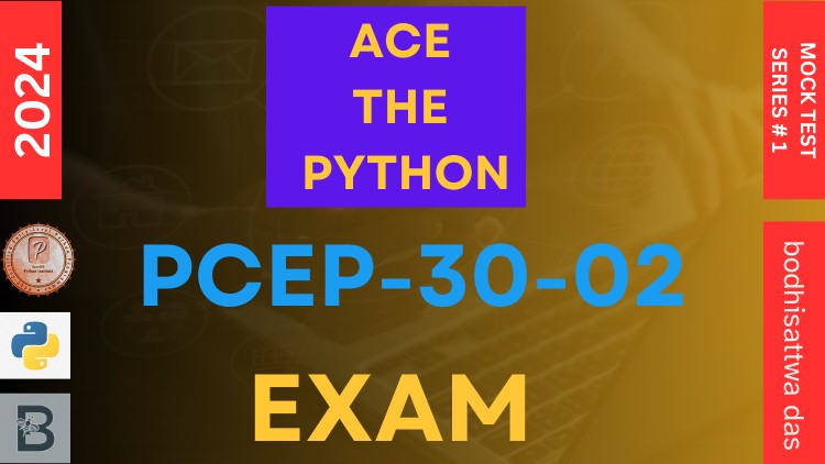 Master Python with PCEP Python Certification Practice Tests. Get certification you need to boost your career.