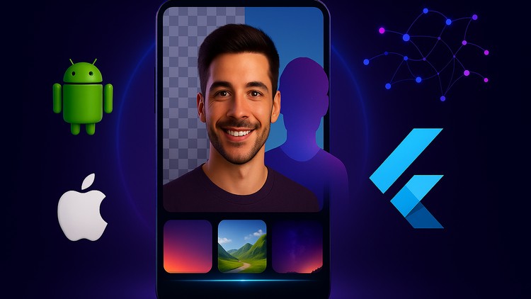 Build an AI-powered Flutter app to remove and replace image backgrounds using on-device image segmentation — no internet