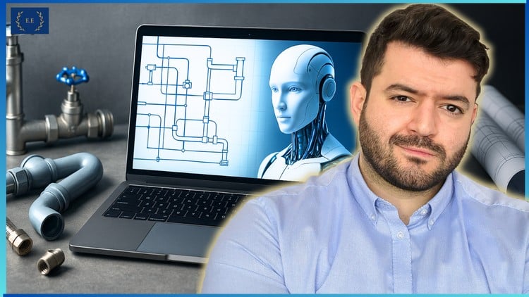 COMPLETE AI Plumbing Design Course Covering Residential and Commercial Plumbing Design, Cost Estimation, BOQ Generation